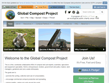 Tablet Screenshot of globalcompostproject.org